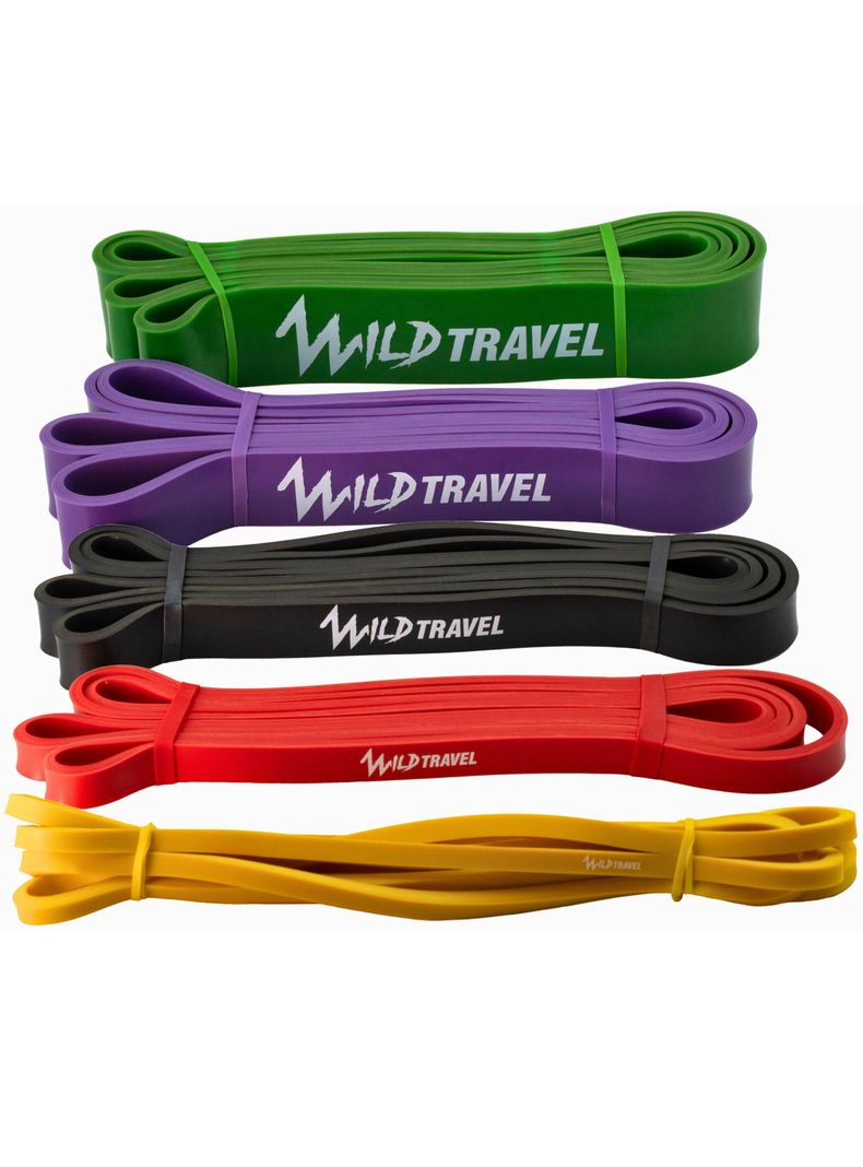 Kit 5 Power Bands Banda Elástica De Resistencia Pull Up Gym-3