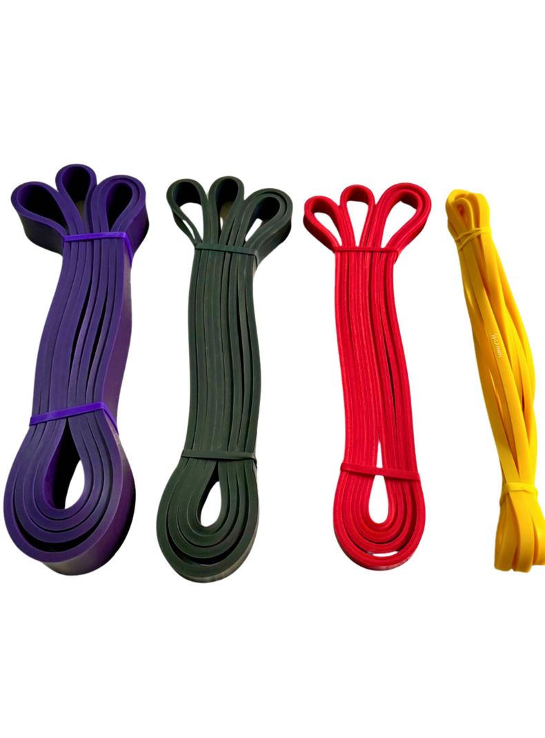Kit De 4 Bandas Elásticas De Resistencia Pull Up Crossfit Gym Ligas-1