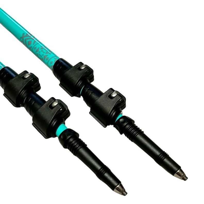 Bastones de Trekking Wild Travel 2 unidades Celeste-3