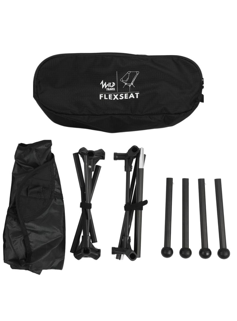 Silla Plegable Ligera Trekking y Camping FlexSeat WildTravel-1