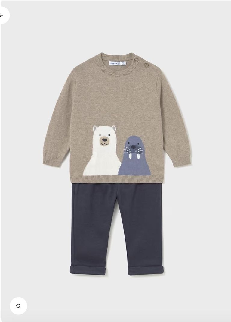 Conj. Pantalon largo y jersey Azul 4 anos
