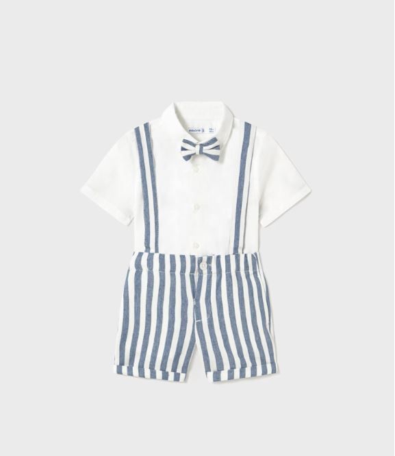 CONJUNTO BERMUDA + CAMISA PAJARITA