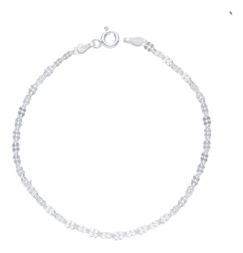 Pulsera Tradicional Martillada Plata-0