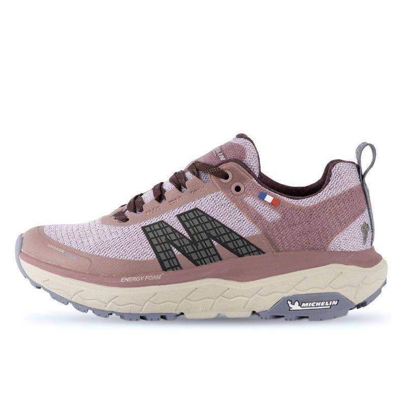 Zapatilla Trail Running Mujer Morado Gris Michelin Footwear Aw01-2