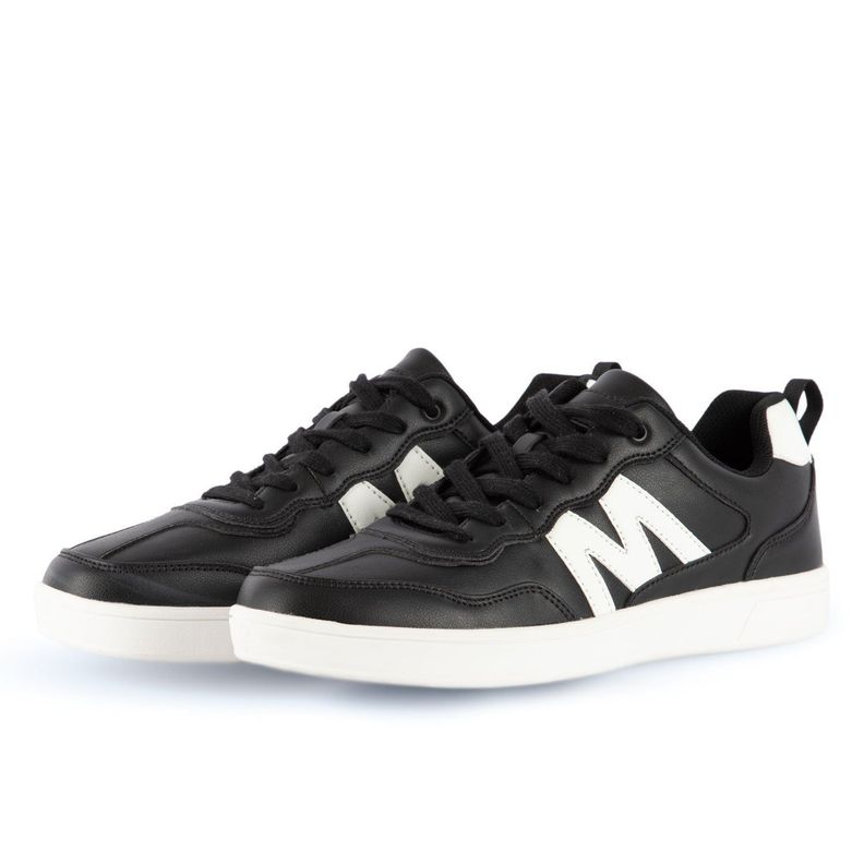 Zapatilla Urbana Street Hombre Negro Blanco Michelin Footwear Ps19-3