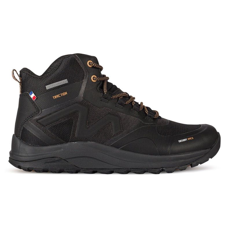 Botín Outdoor Impermeable Caña Alta Hombre Negro Café Michelin Footwear Dr05-0