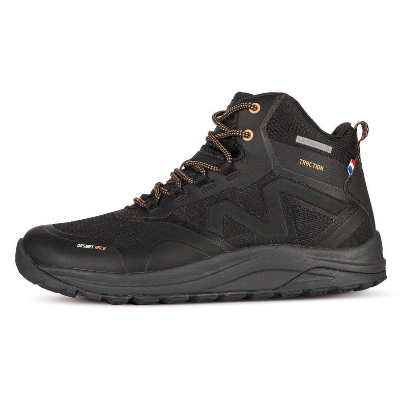Botín Outdoor Impermeable Caña Alta Hombre Negro Café Michelin Footwear Dr05-2