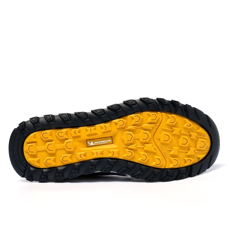 Botín Outdoor Impermeable Caña Alta Mujer Azul Negro Michelin Footwear Dr05-1