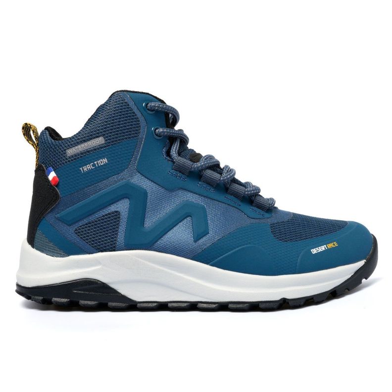 Botín Outdoor Impermeable Caña Alta Mujer Azul Negro Michelin Footwear Dr05-2