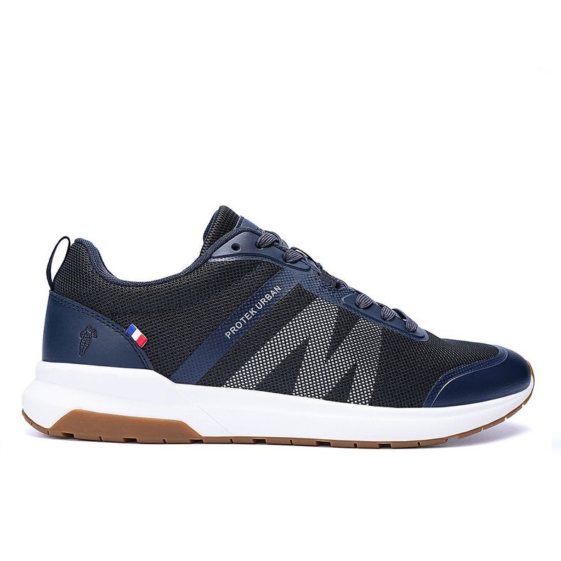 Zapatilla Urbana Hombre Azul Oscuro Gris Michelin Footwear Pu15-0