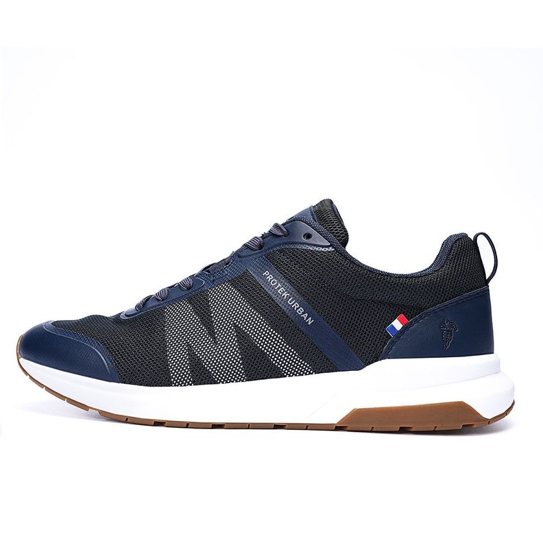 Zapatilla Urbana Hombre Azul Oscuro Gris Michelin Footwear Pu15-2