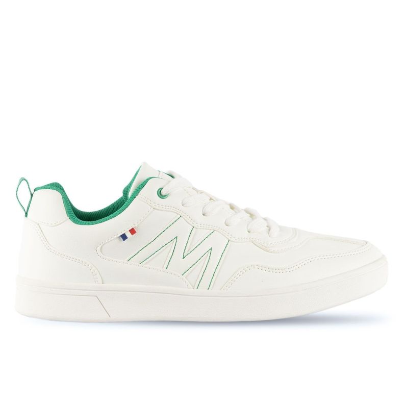 Zapatilla Urbana Street Hombre Blanco Verde Michelin Footwear Ps19-0