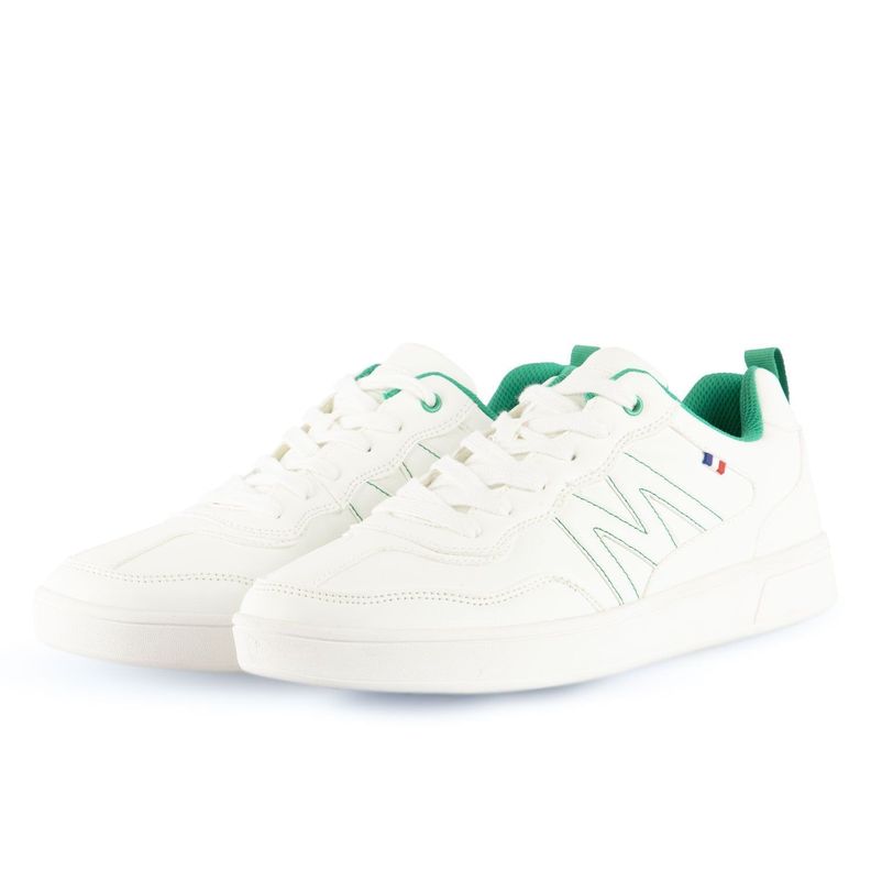 Zapatilla Urbana Street Hombre Blanco Verde Michelin Footwear Ps19-3