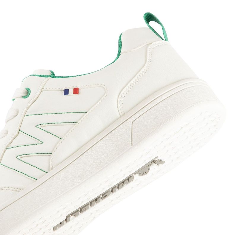 Zapatilla Urbana Street Hombre Blanco Verde Michelin Footwear Ps19-5