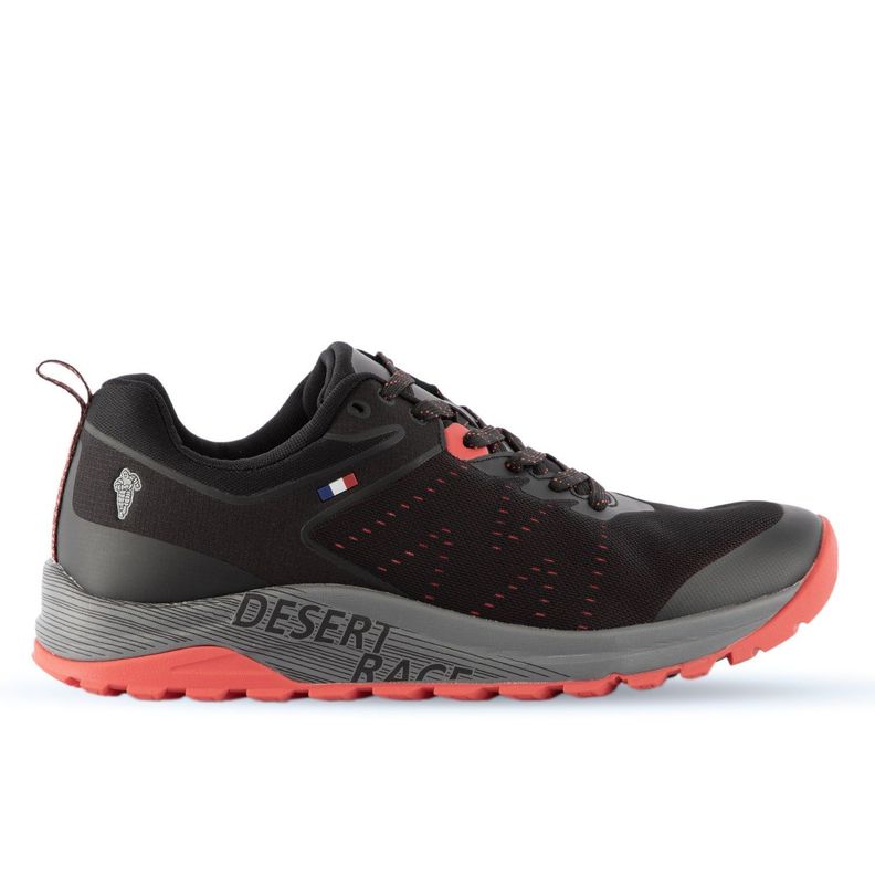 Zapatilla Trail Running Hombre Negro Rojo Michelin Footwear Dr27-0