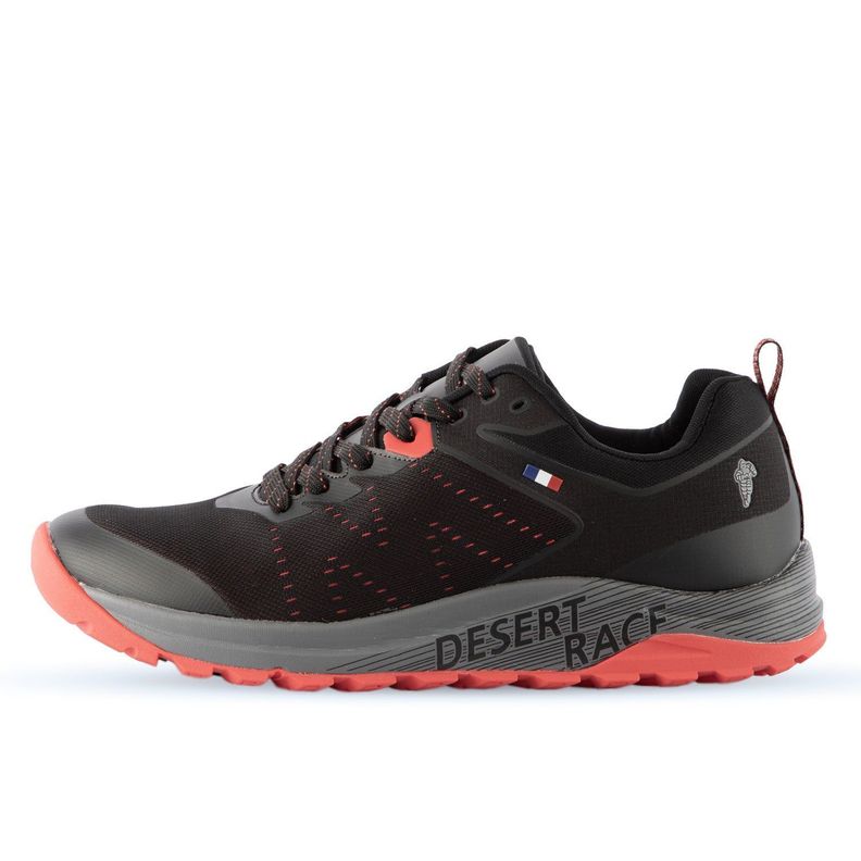 Zapatilla Trail Running Hombre Negro Rojo Michelin Footwear Dr27-2