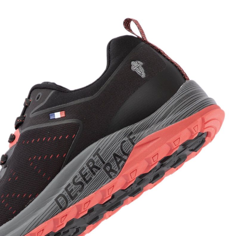 Zapatilla Trail Running Hombre Negro Rojo Michelin Footwear Dr27-5