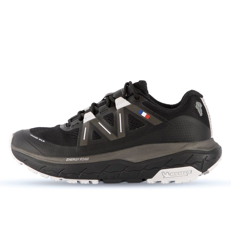 Zapatilla Trail Running Mujer Negro Lila Michelin Footwear Aw02-2