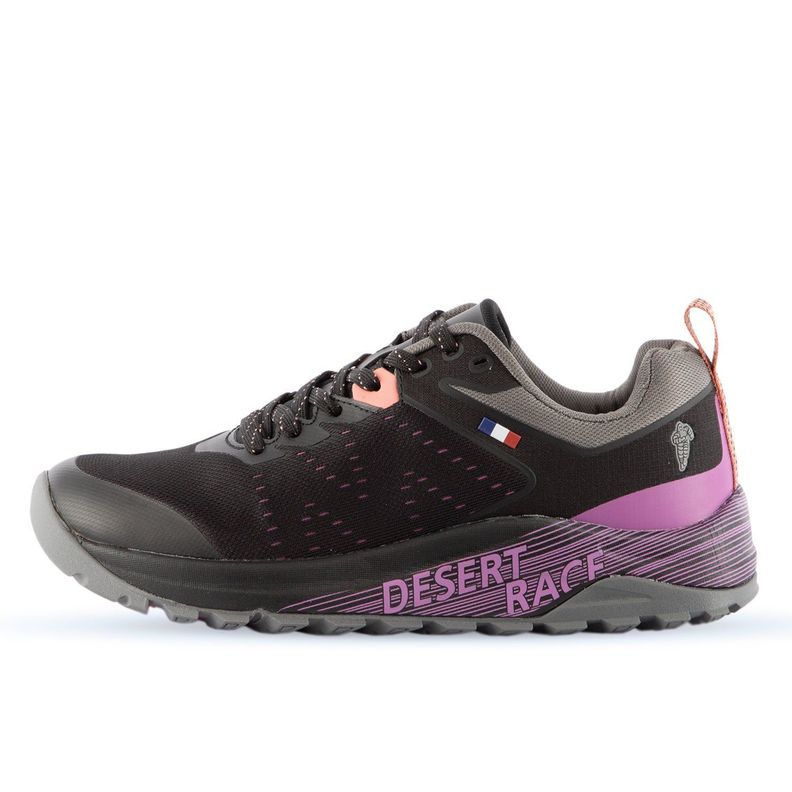 Zapatilla Trail Running Mujer Negro Morado Michelin Footwear Dr27-2