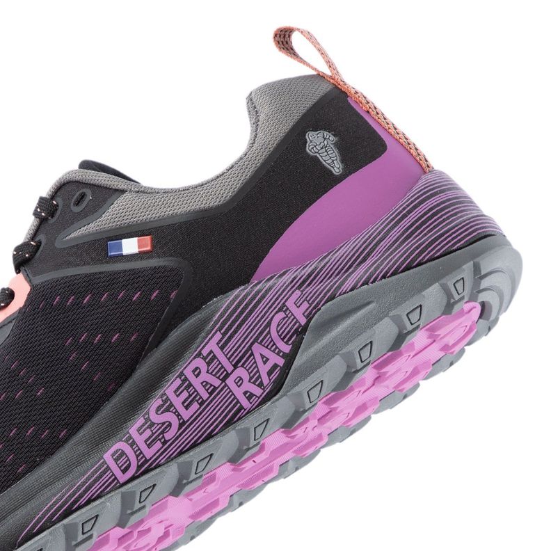 Zapatilla Trail Running Mujer Negro Morado Michelin Footwear Dr27-5