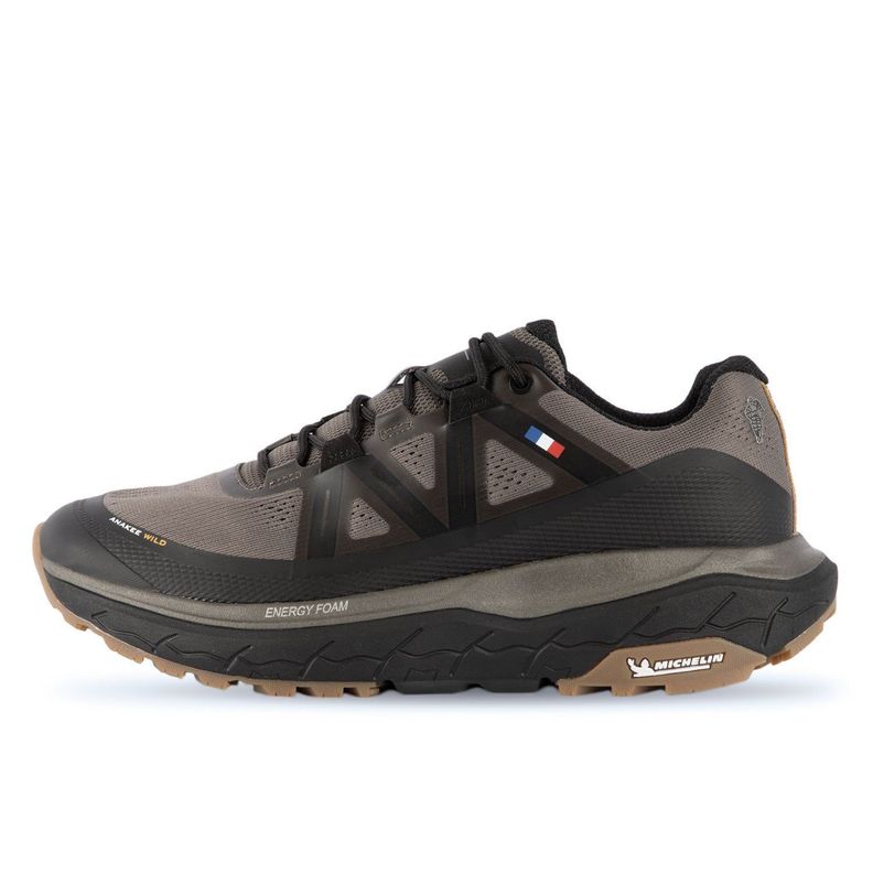 Zapatilla Trail Running Hombre Negro Gris Michelin Footwear Aw02-2