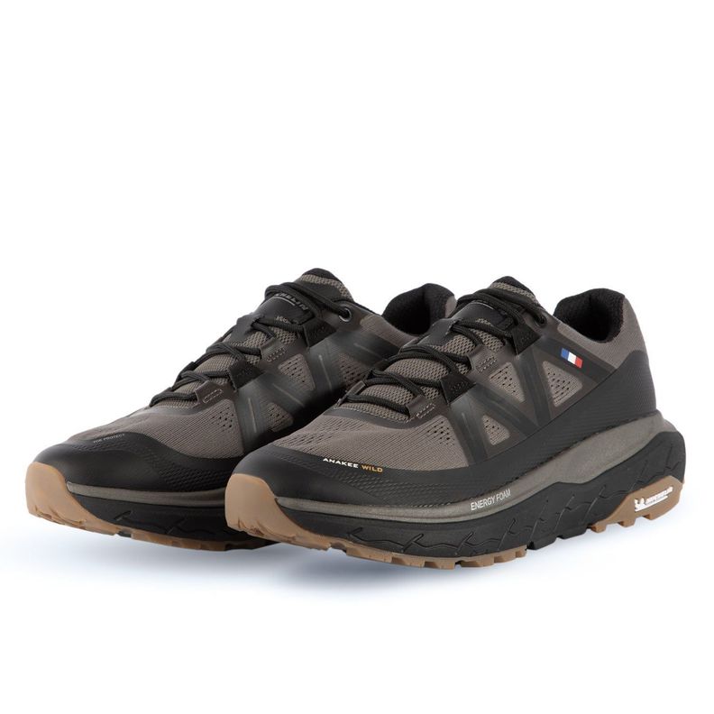 Zapatilla Trail Running Hombre Negro Gris Michelin Footwear Aw02-3
