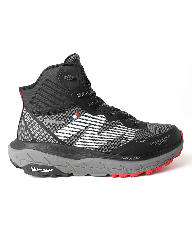 Botin Zapatilla Impermeable Hombre Gris Negro Michelin Aw06