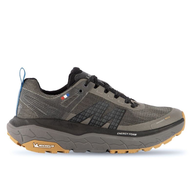 Zapatilla Trail Running Hombre Gris Azul Michelin Footwear Aw01-0