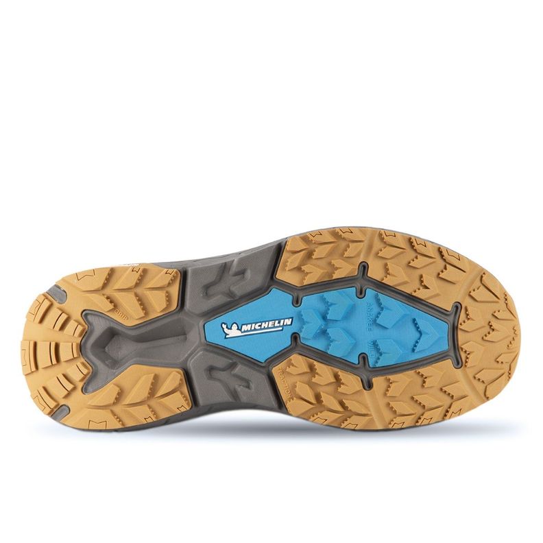Zapatilla Trail Running Hombre Gris Azul Michelin Footwear Aw01-1