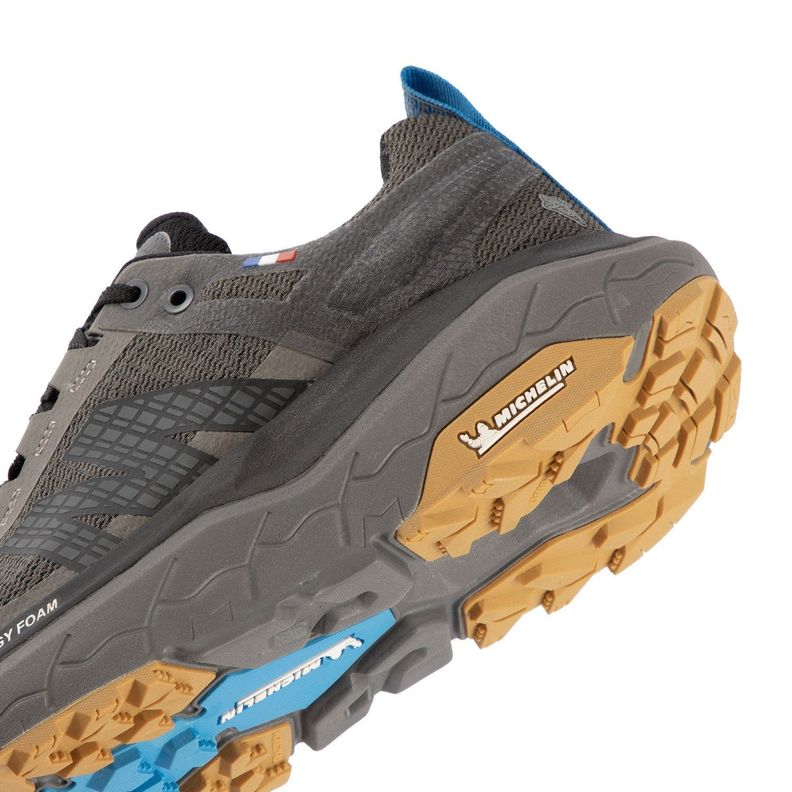 Zapatilla Trail Running Hombre Gris Azul Michelin Footwear Aw01-5