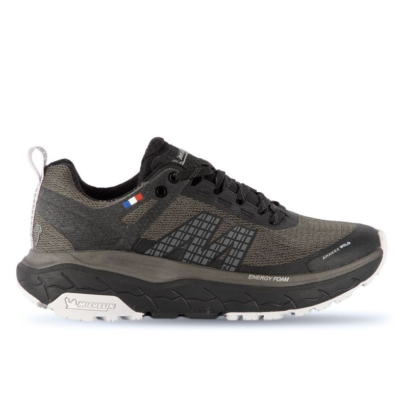 Zapatilla Trail Running Mujer Negro Lila Michelin Footwear Aw01-0