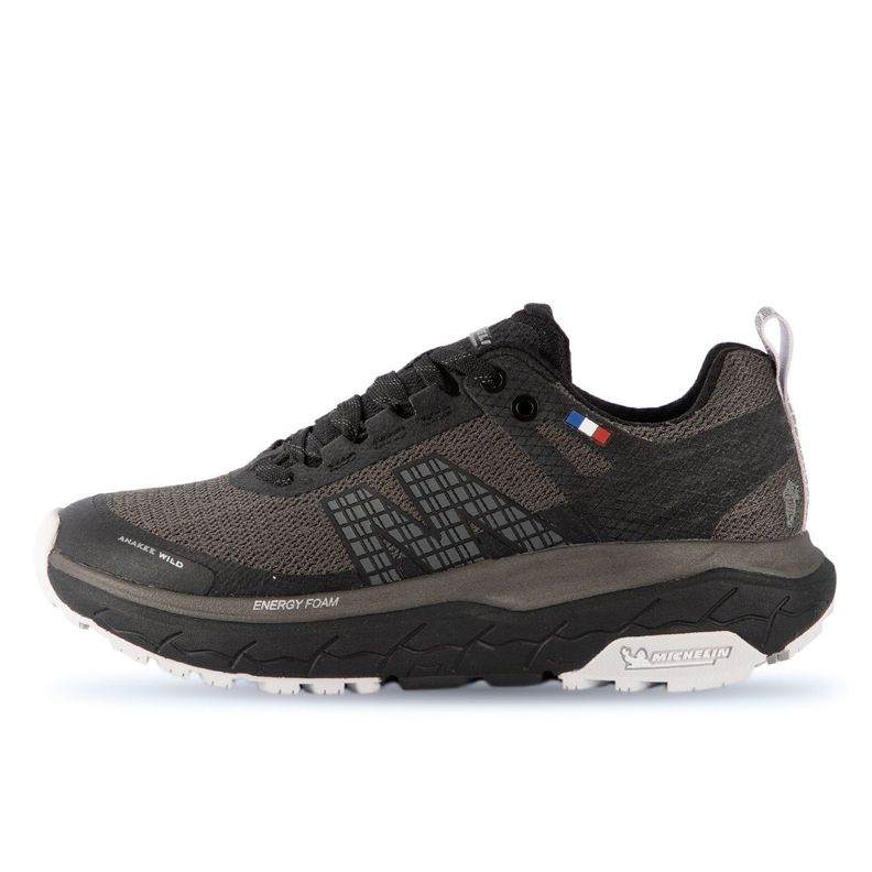 Zapatilla Trail Running Mujer Negro Lila Michelin Footwear Aw01-2