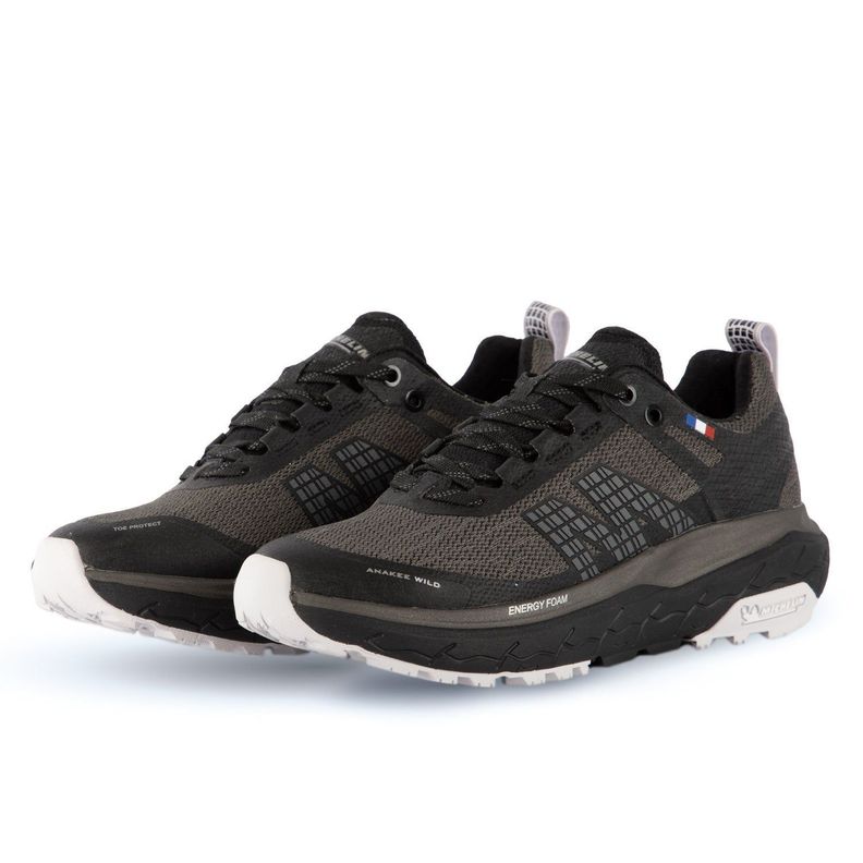 Zapatilla Trail Running Mujer Negro Lila Michelin Footwear Aw01-3