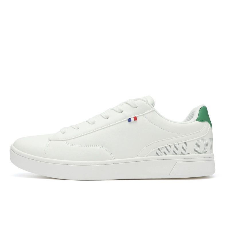Zapatilla Urbana Street Hombre Blanco Verde Michelin Footwear Ps14-2