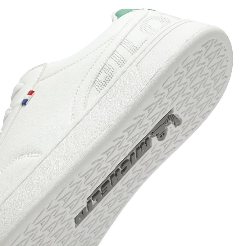 Zapatilla Urbana Street Hombre Blanco Verde Michelin Footwear Ps14-5