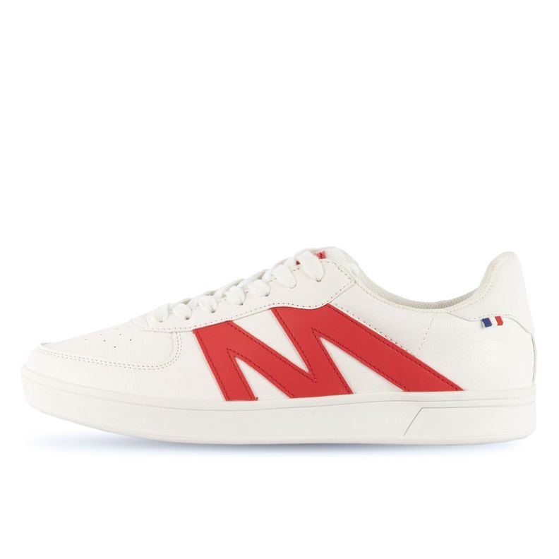 Zapatilla Urbana Hombre Blanco Rojo Michelin Footwear Ps20-2