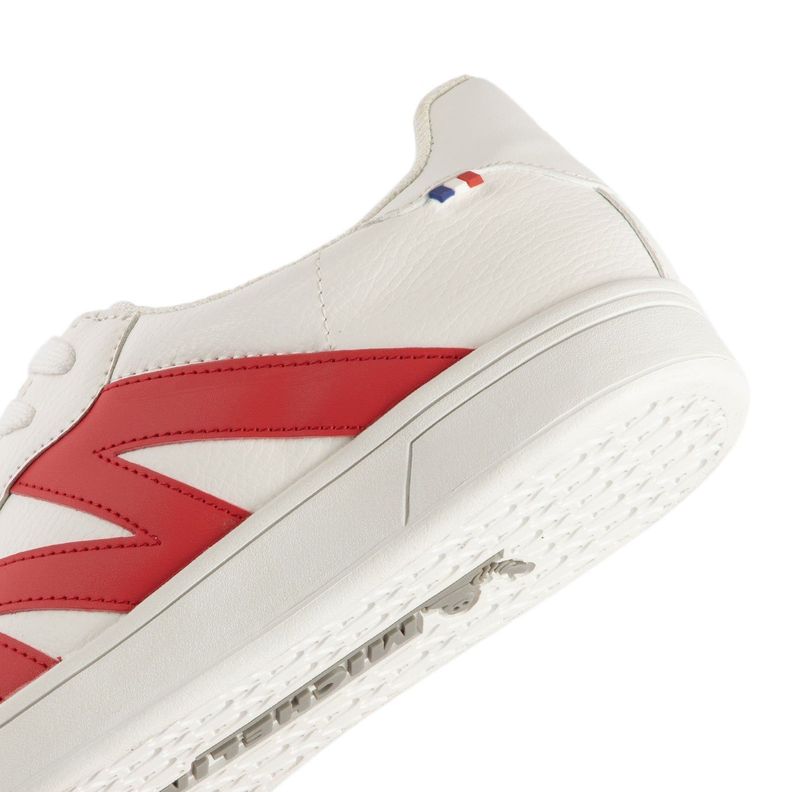 Zapatilla Urbana Hombre Blanco Rojo Michelin Footwear Ps20-5