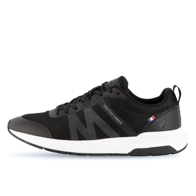 Zapatilla Urbana Mujer Negro Gris Michelin Footwear Pu15-2