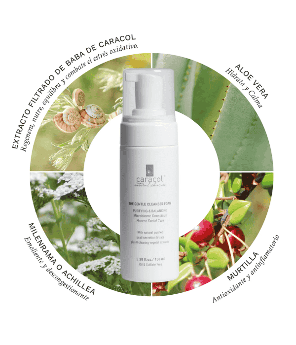 Mousse de Limpieza Facial. Caracol Natural Skincare-1