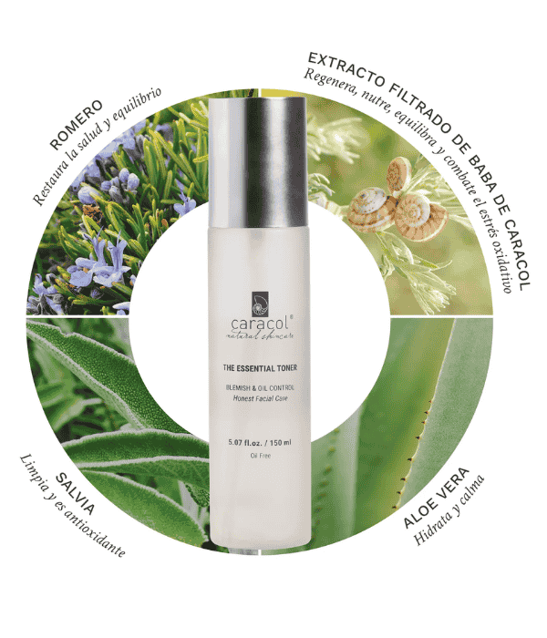Loción Tónico Esencial. Caracol Natural Skincare-1