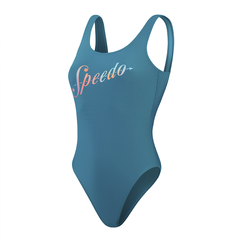 Traje de baño Mujer Deep U-Back Azul Speedo-0