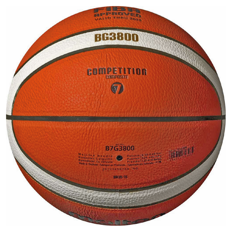 Balón de Básquetbol Molten BG3800-2 LNB Talla 7-5