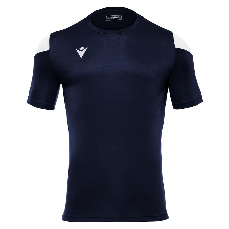 Polera Polis Macron Hombre Azul Marino-Blanco