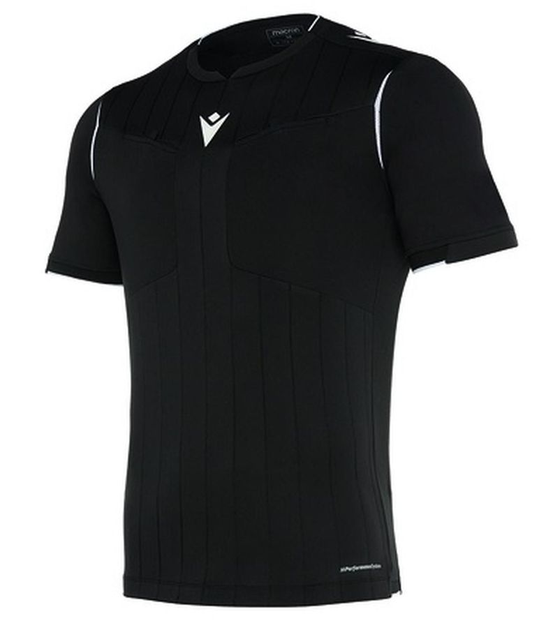 Camiseta Arbitro Macron Eklind Manga Corta Negro