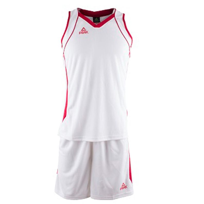 Kit de basquetball Mujer Blanco - Azul-0