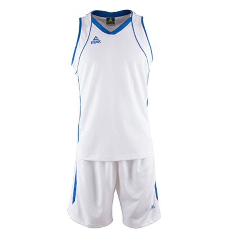 Kit de basquetball Mujer Blanco - Azul-1