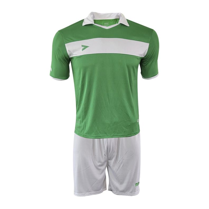 Uniforme de futbol London delta hombre Mitre verde blanco-0
