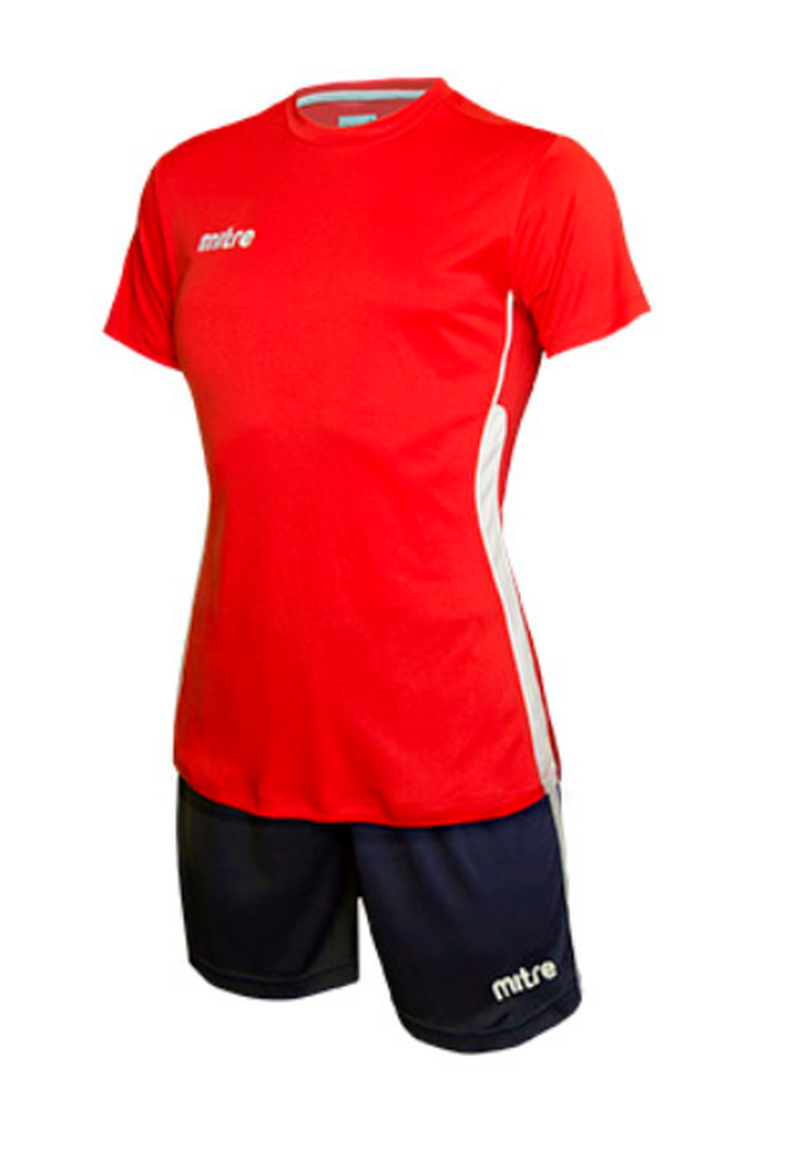 Uniforme deportivo Milan Mujer Mitre rojo azul-5