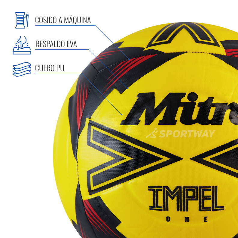 Balon Futbol Impel One Mitre Amarillo T.5-3