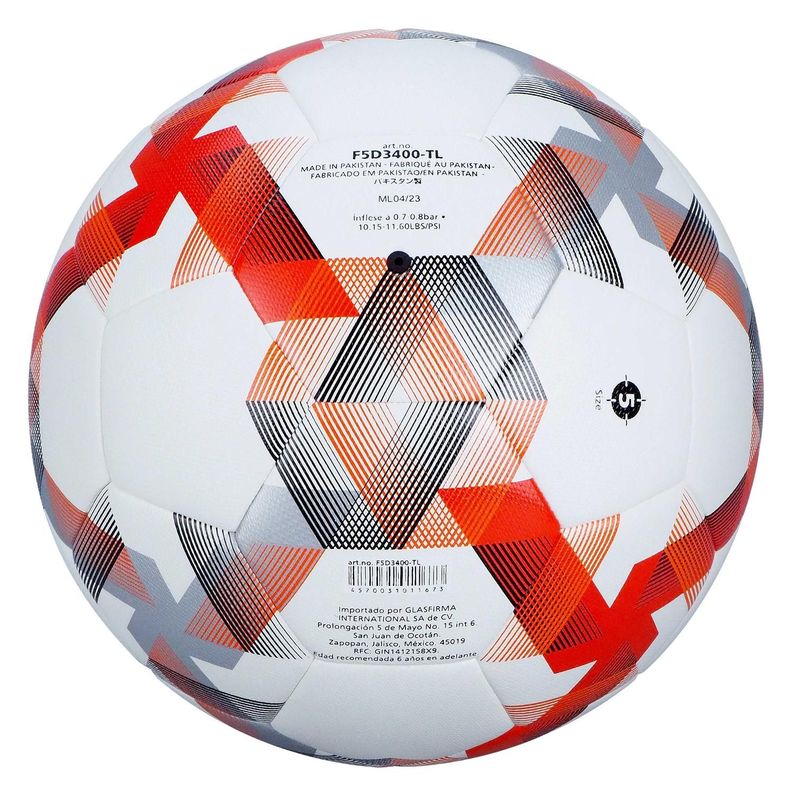 Balon Futbol FG 1000 ANFP Logo Molten Blanco/Naranjo T5-2